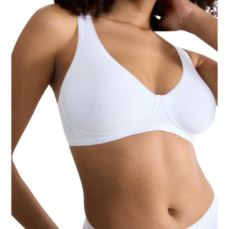 Sloggi Dames Basic Soft Bra White